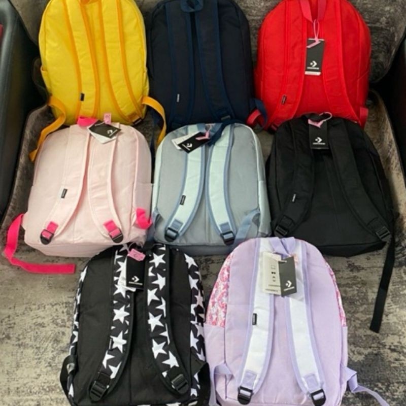 Converse LOGO BACKPACK FOR MEN 14" Laptop / Converse GO 2 BACKPACK สำหรับเด็กหญิงและเด็กชาย แฟชั่น