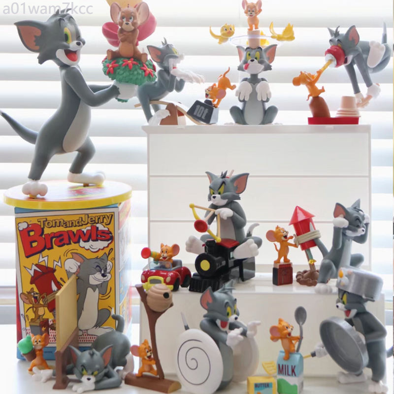 จุดสินค้า ♞,♘TOM and JERRY Tom and Jerry Tom and Jerry series กล่องตาบอด รูปทอมเจอร์รี่ ของขวัญ เคร