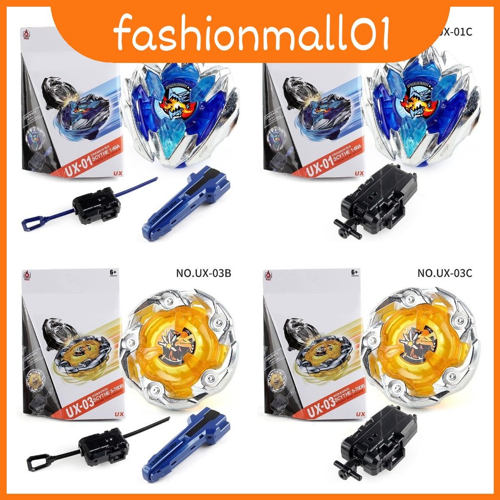 Battle Gyro Ux Series Ux-01 Ux-02 Ux-03 พร้อม Launchers ดึงสตริงใช้งานง่าย