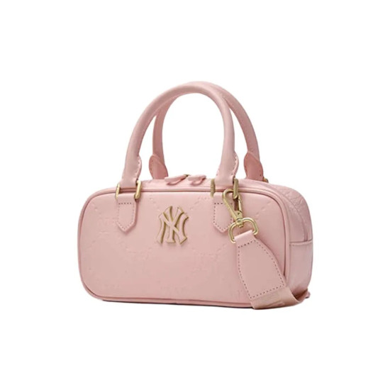 ♞,♘,♙MLB กระเป๋าถือผู้หญิง  NY Classic Monogram Jacquard Boston Bag 7ACRMD65N FCFD
