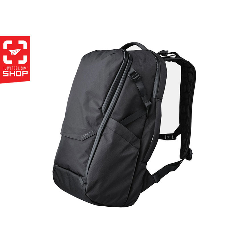 ♞,♘กระเป๋าปีนเขา กระเป๋า Alpaka - Elements Travel Backpack สี XPAC - Black dvk