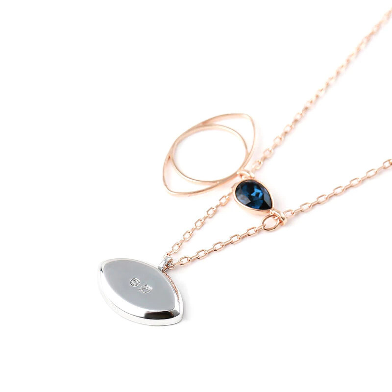 ของแท้100% Swarovsk สร้อยคอ แท้ สวารอฟสกี้ Symbolic Blue eyes