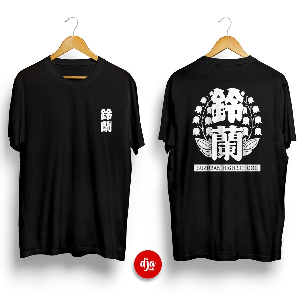 ในสต็อก เสื้อยืด SUZURAN HIGH SCHOOL CROWS ZERO EXPLODE GENJI TAKIYA SERIZAWA BOUYA BANDO/Shirt Dist