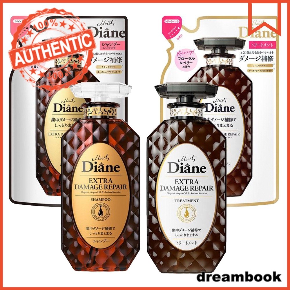 Japan Nature Labo Moist Diane EX Damage Shampoo / Treatment DB JP
