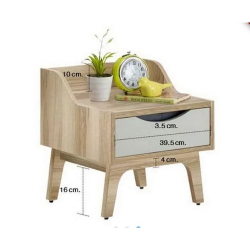 ตู้ข้างเตียง KONCEPT BACKUS 44 ซม. สีลินด์เบิร์กโ