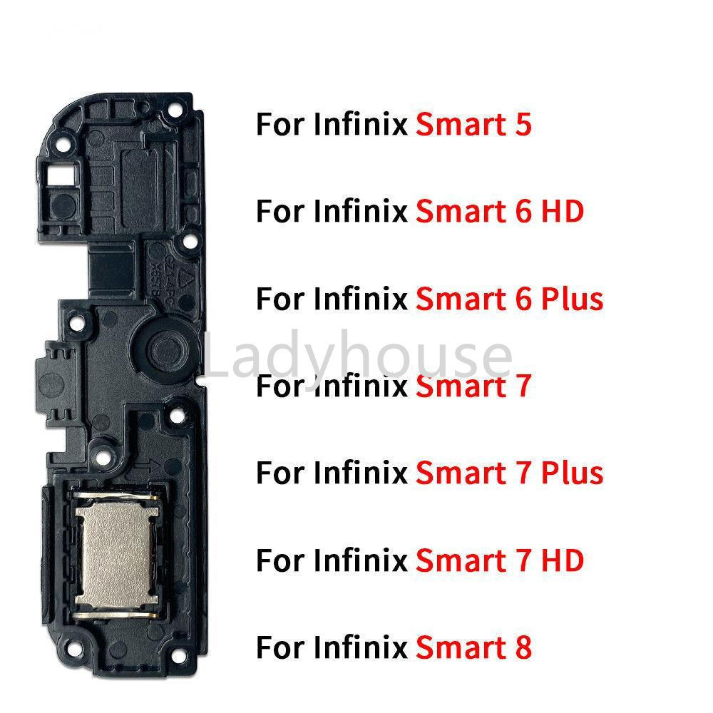 ลําโพงต้นฉบับสําหรับ Infinix Smart 5 6 7 HD 8 Plus ลําโพง Loud Buzzer Ringer อะไหล่ทดแทน