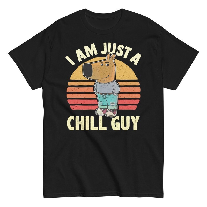 เสื้อยืดตลก เสื้อยืด Chill Guy Meme Viral