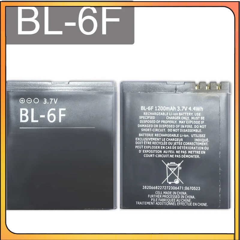 แบตเตอรี่ BL-6F สำหรับ Nokia N78 N79 N95 6788 6788I BL 6F