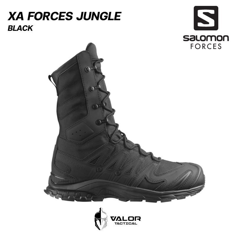 Salomon - XA Forces Jungle [ Black ] รองเท้าเดินป่า ปีนเขา รองเท้าบูท บูทยาว สูง ลุยน้ำลุยโคลน Unis