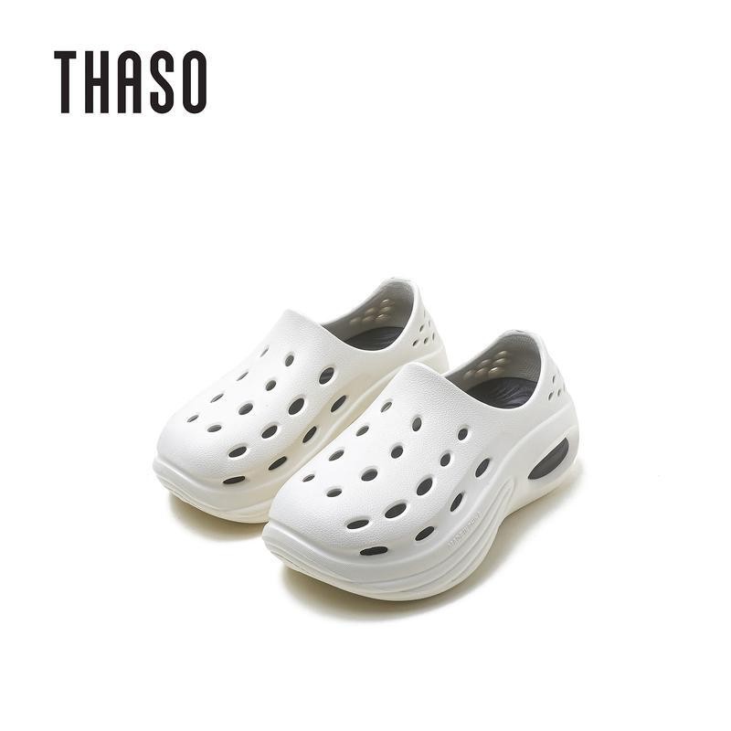 THASO รองเท้าแตะ ใส่ในร่มและกลางแจ้ง รองเท้าผู้ชาย cloud รองเท้าผู้