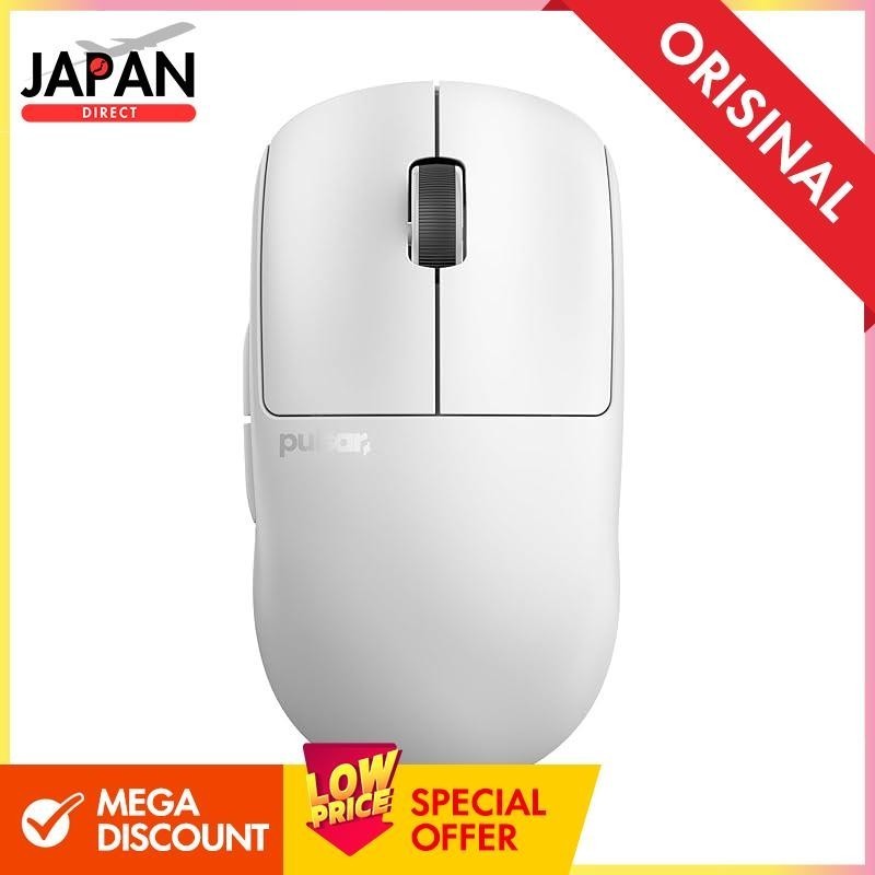 Pulsar Gaming Gears X2V2 Wireless Gaming Mouse Ultra Lightweight 53g Symmetrical 2.4Ghz 1ms 26000 D