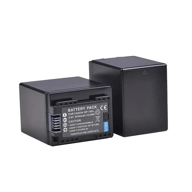 ▥ 1 Pc 4450 Mah แบตเตอรี่ Akku สำหรับ Canon Bp-709 Bp-718 Bp-727 Bp-745 Bp709 Bp718 Bp727 Bp745