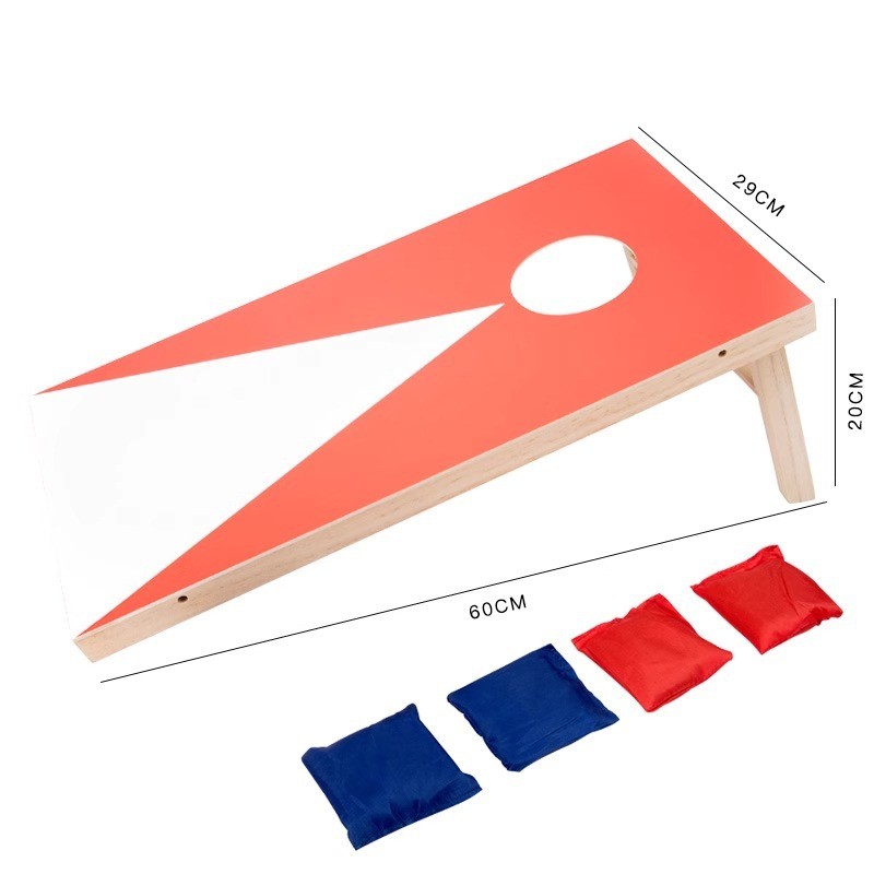 Cornhole Cornhole Board Cornhole การขว้างปาการแข่งขันอุปกรณ์ประกอบฉากโรงเรียน พิธี ละคร รีสอร์ท คณะ