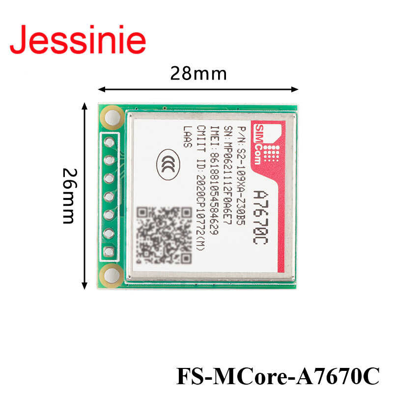 ❤ A7670c 4G Cat.1 โมดูลบอร์ดพัฒนาหลัก Full Netcom 2G LTE + GSM Stm32 Soutin