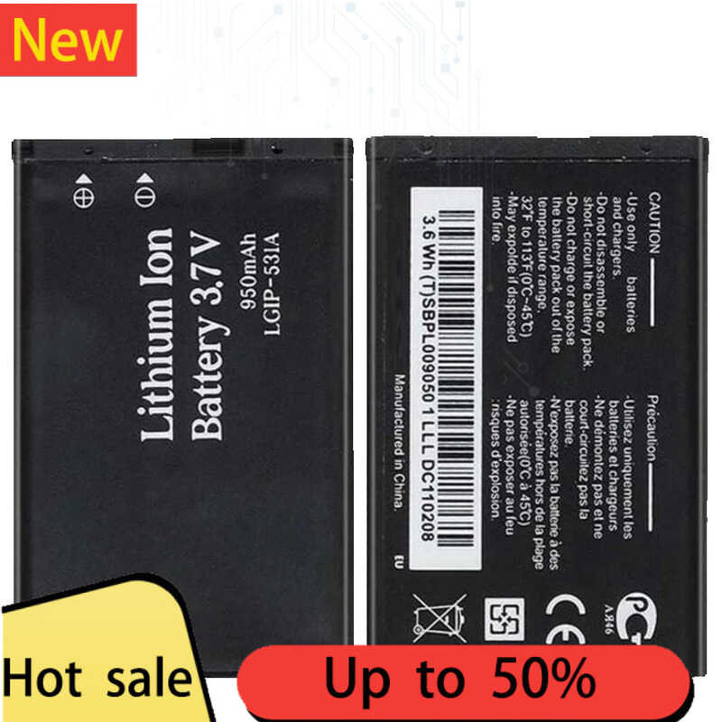 แบตเตอรี่ LGIP-531A สำหรับ LG TracFone Net 10 T375 320G VN170 236C,A100 Amigo A170 C195,G320GB GB100