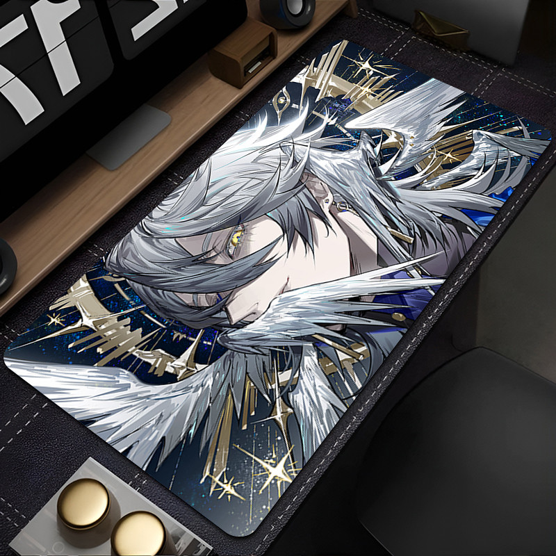 Sunday Honkai Star Rail อะนิเมะ Mousepad อุปกรณ์เสริมสําหรับเล่นเกมแผ่นรองเมาส์ขนาดใหญ่ลื่นแล็ปท็อปโ