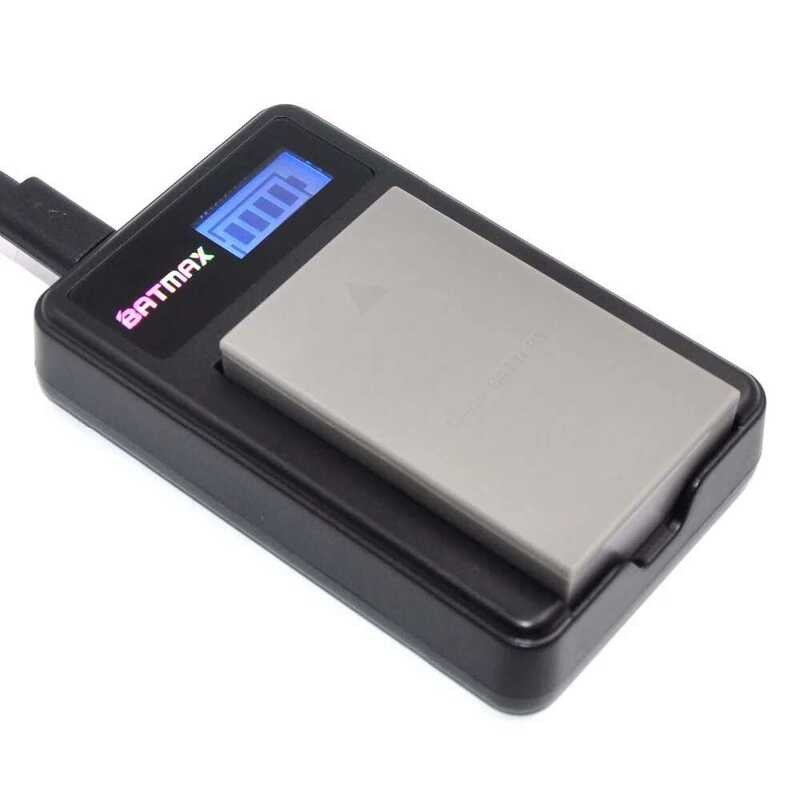 ▥ LCD USB Charger สำหรับ Ps-Bls5 Bls-5 Bls-50 Bls50แบตเตอรี่ Olympus ปากกา E-Pl2,E-Pl5,E-Pl6,E-