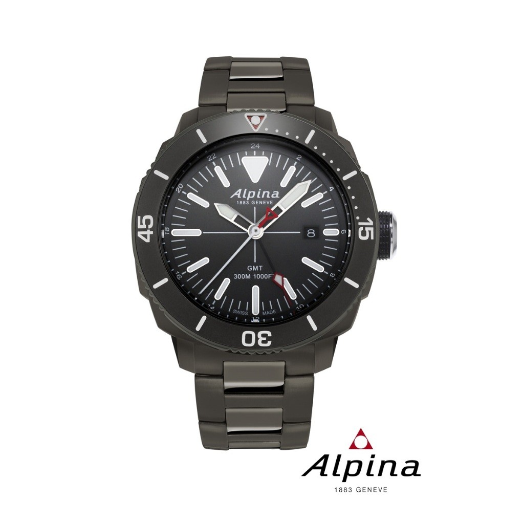 Alpina AL-247LGG4TV6B SEASTRONG DIVER 300 Men's Watch Quartz ( นาฬิกาข้อมือผู้ชายระบบถ่าน )