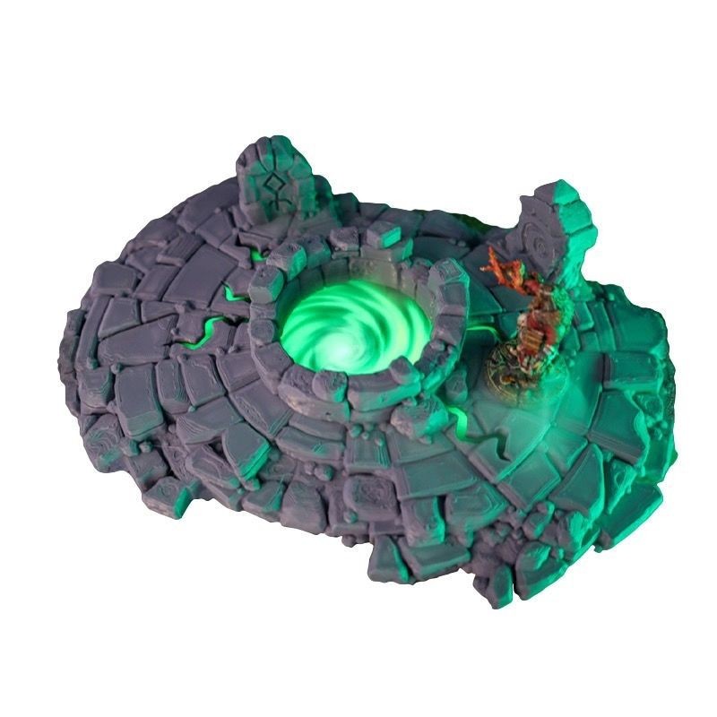 World of Warcraft Dark Gate Time Magic Portal Gate of Time and Space 3D การพิมพ์โทรศัพท์มือถือขาตั้