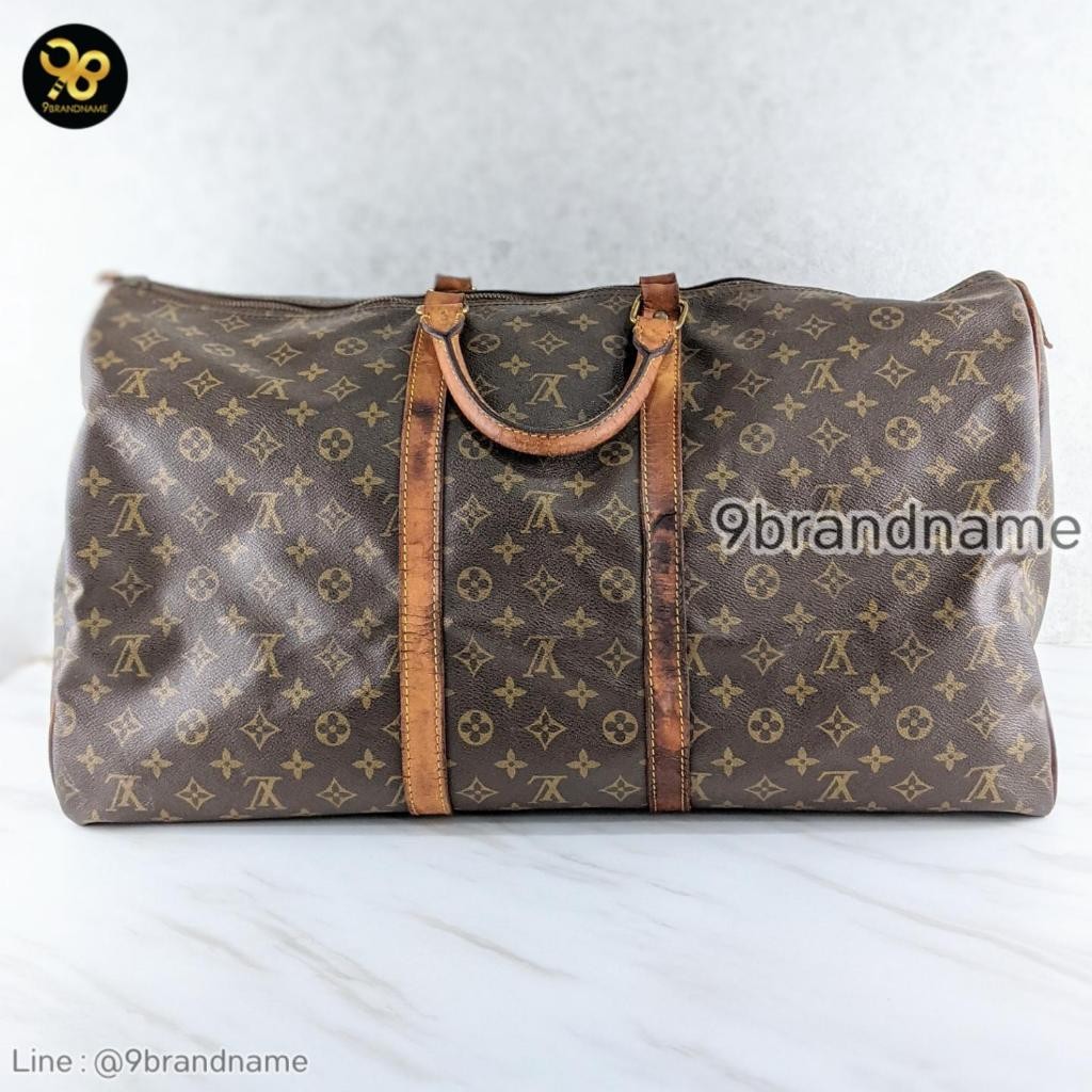 2024 Louis Vuitton	Keepall 55 Monogram Vintage มือสอง ก่อนสั่งซื้อทักแชทก่อนนะคะ