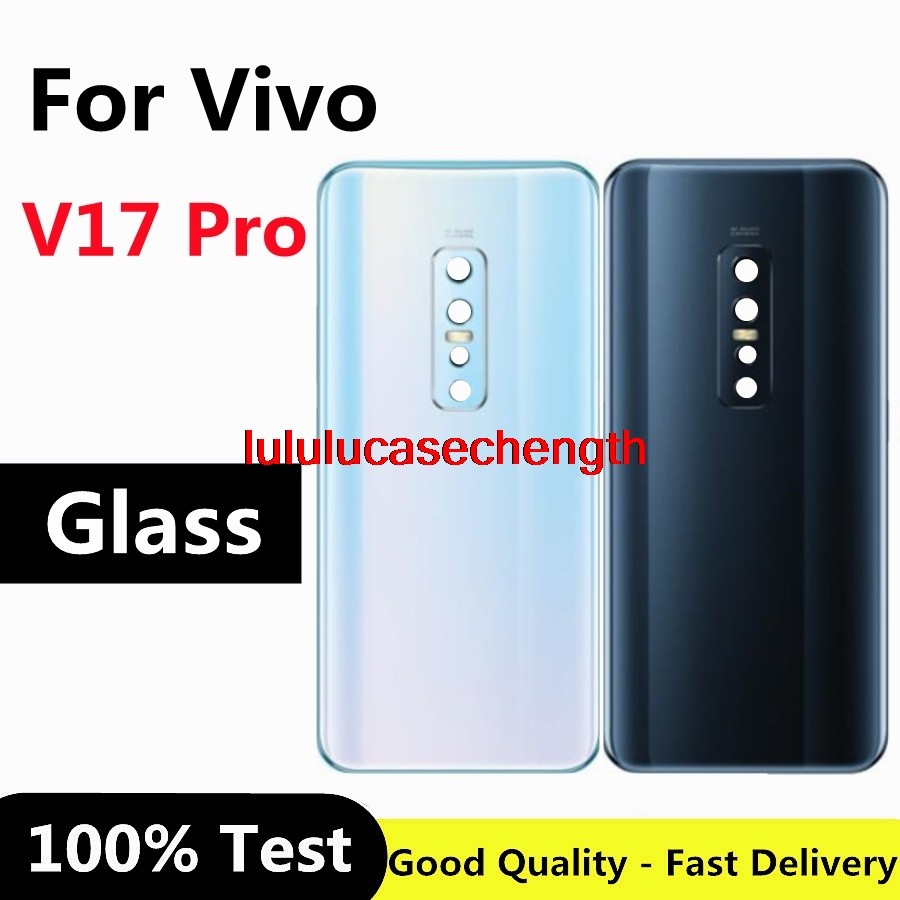 เป่ย- 6.44" สําหรับ Vivo V17 Pro ฝาหลังแบตเตอรี่เคสประตูด้านหลังสําหรับ Vivo V17 Pro ฝาครอบแบตเตอรี่