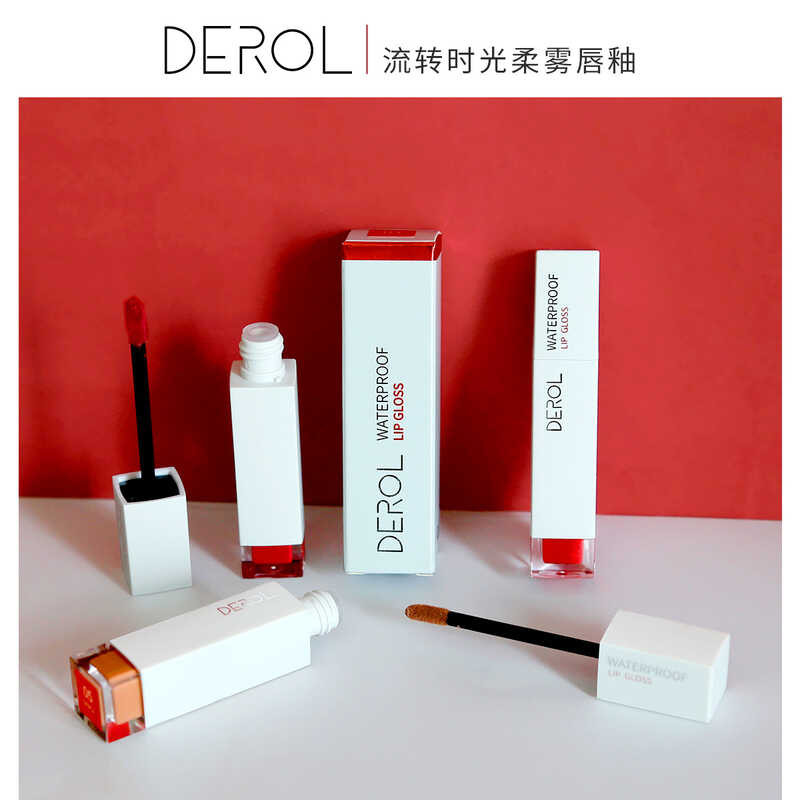 Moisturizing DEROL Liquid Lipstick ไม่ใช่เรื่องง่ายที่จะได้รับถ้วย D