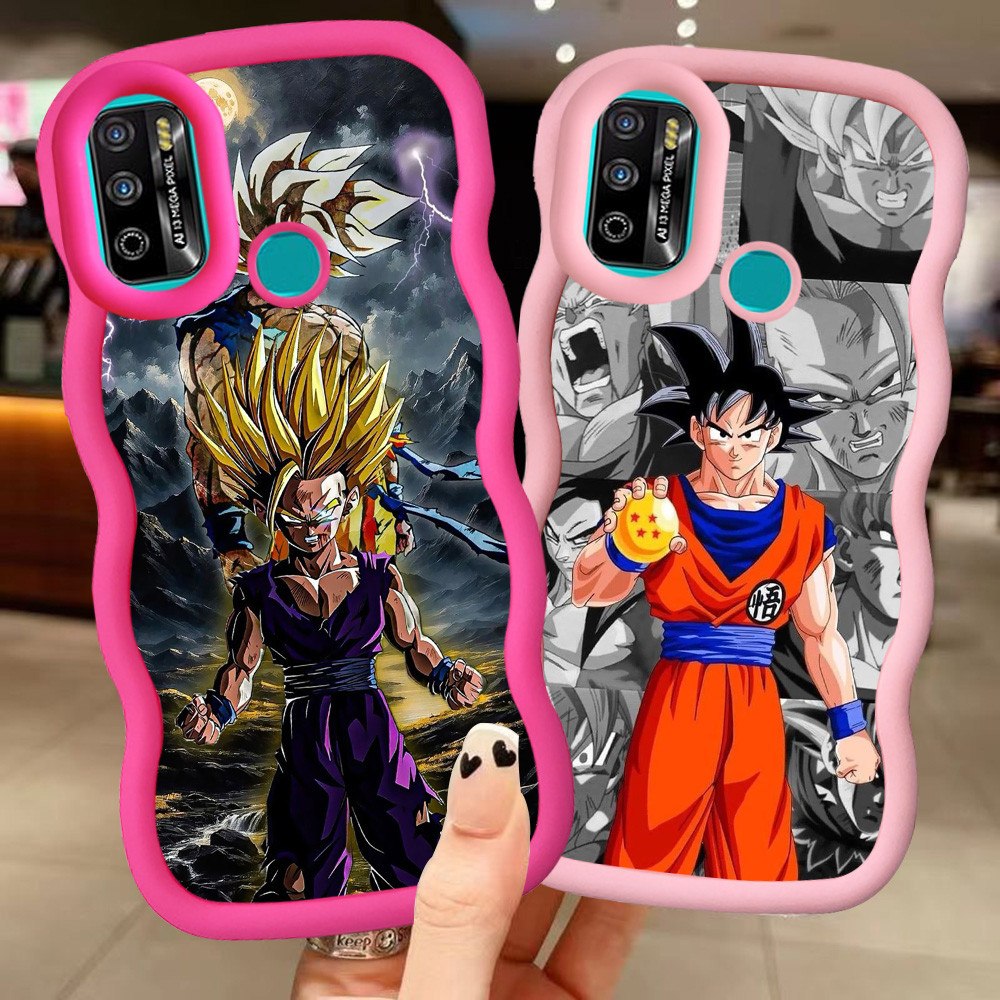 MERAH Z-35 Dragon Ball z Red Black Pink Casing สําหรับ Infinix Smart HOT 6 5 11 10 9 Play Lite