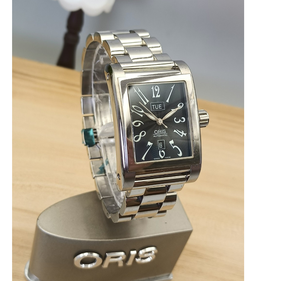 ORIS "RECTANGULAR" (AUTOMATIC) แสดงวันที่-สัปดาห์ เครื่องสวิส รับประกัน 1ปี