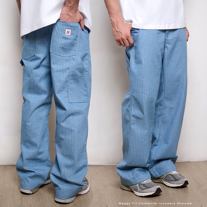 พร้อมส่ง กางเกงขากระบอก CARP PANTS SHOUWA