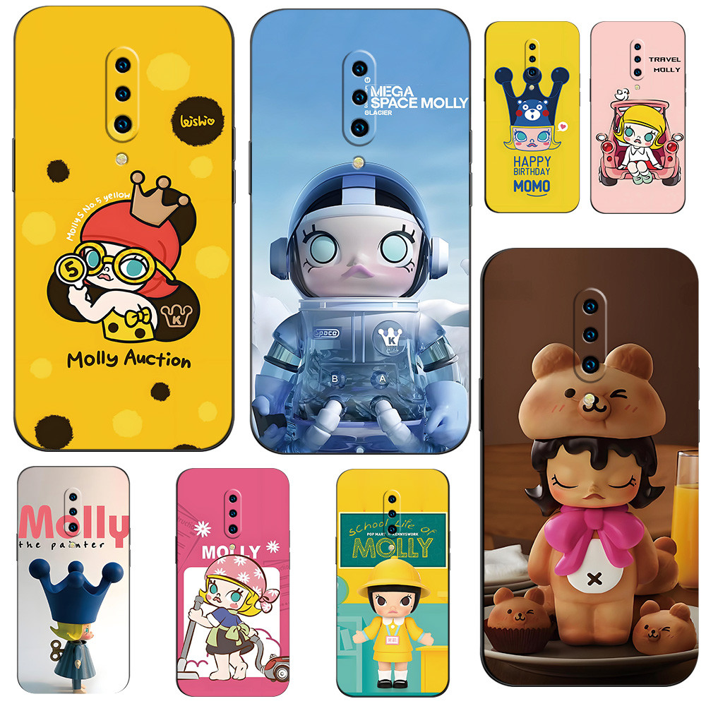 เคสโทรศัพท์ Oneplus 7 Pro เคส Case Molly การ์ตูน ด้าน ไทเท น่ารัก คุณหนู เรียบๆ สวยๆ สีชมพู สีแดง สี