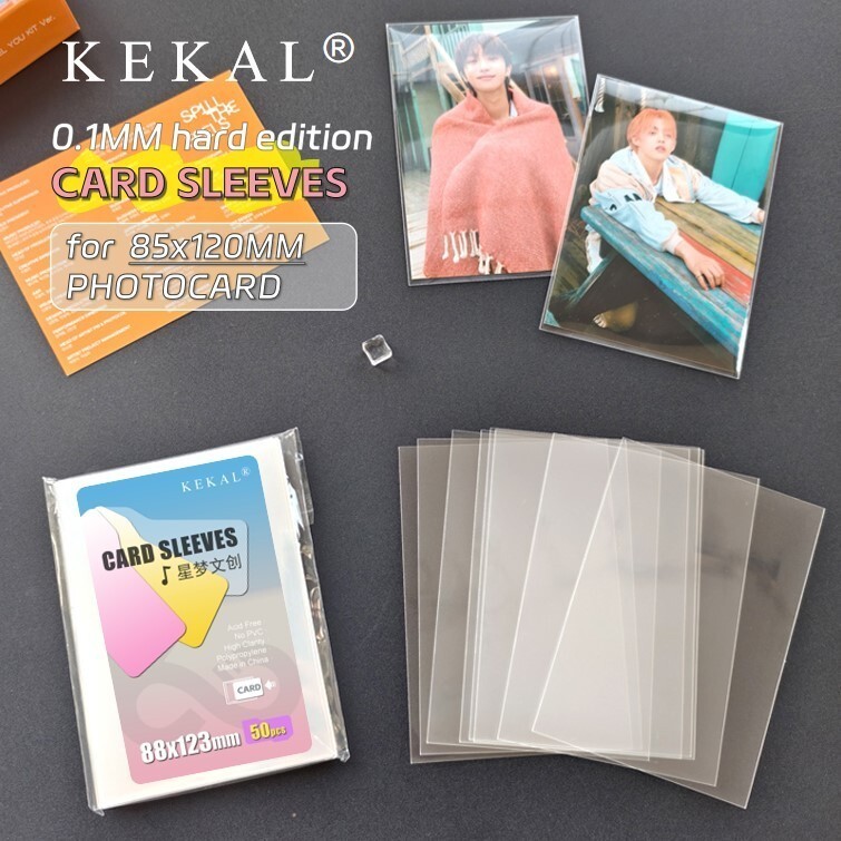 Acid ฟรีไม่มี PVC Hard PP แขน88*123 มม.ชุดสําหรับ SEVENTEEN Mini12 อัลบั้มชุด Big Photocard High Clarity โปร่งใสด้านในแขน K-pop Photocard Deck Protector