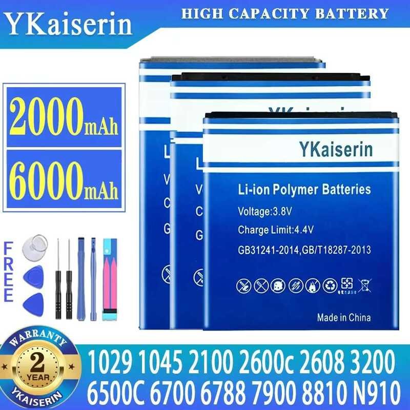 Battery For Nokia X7 8.1 X2 6500C 7900 6700 Classic 2608 2600c 2100 3200 6788 X 1045 TA-1029 8810 X7