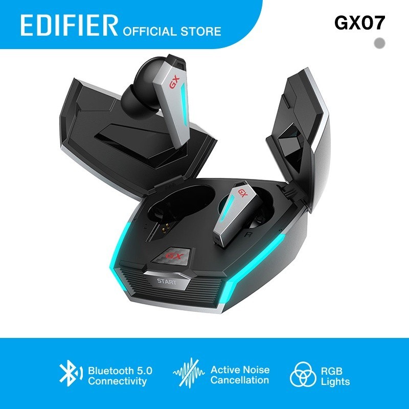ในสต็อก Edifier GX07 True Wireless Gaming Earbuds Gaming Music Dual Mode Noise Cancellation Bluetoo