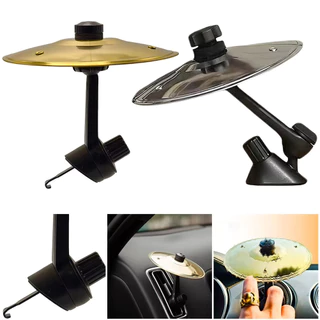（🚚ท้องถิ่น🚚）2pcs รถ Hand-Shooting Cymbals รถ Air Vent Dashboard Crash Cymbal เฉพาะสําหรับ In-Car Entertainment รถระบายอากาศพอร์ต