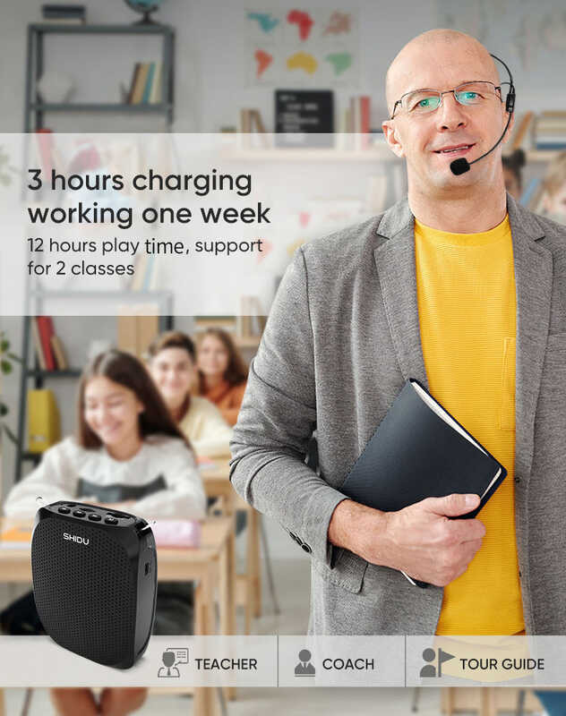 ❤ ลำโพงช่วยสอน Shidu ลำโพงสอนพกพา ลำโพงขยายเสียง แบบ