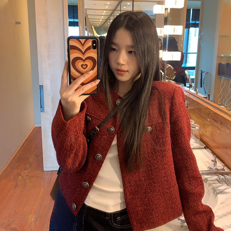 เกาหลีรุ่นใหม่แฟชั่นแฟชั่นสบาย ๆ สบาย ๆ เสื้อโค้ตระดับสูงผู้หญิง