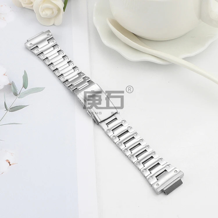 สําหรับ Casio GM-2100 GA-2100 GBM-2100 GA-2110 GA-B2100 สายนาฬิกาและสแตนเลสโลหะเข็มขัดเหล็กเครื่องม
