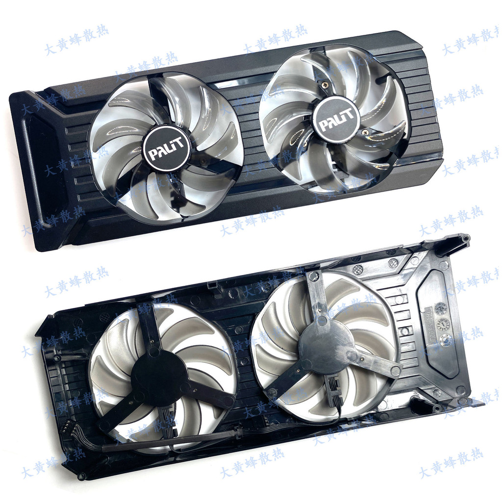 PLIT Tongde P106 GTX1060 1070 1070ti 1080 ชุดพัดลมการ์ดกราฟิกคู่