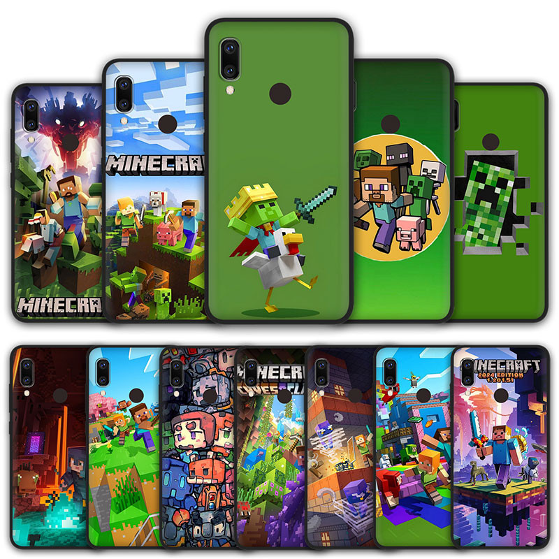 OPPO Reno 8T 5G 7z 8z 2 2Z 2F 3 4 4Pro 4G 83V5 Minecraft ซิลิโคนฝาครอบโทรศัพท์