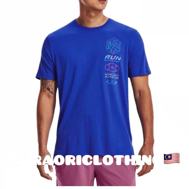 ♞,♘เสื้อยืดผู้ชาย Ua Run Anywhere SGK