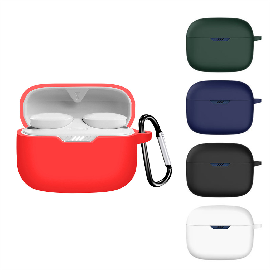 หูฟังซิลิโคนป้องกันสําหรับ JBL T130NC T230NC Tune 130NC 230NC TWS ล้างทําความสะอาดได้ป้องกันฝุ่นนุ่ม