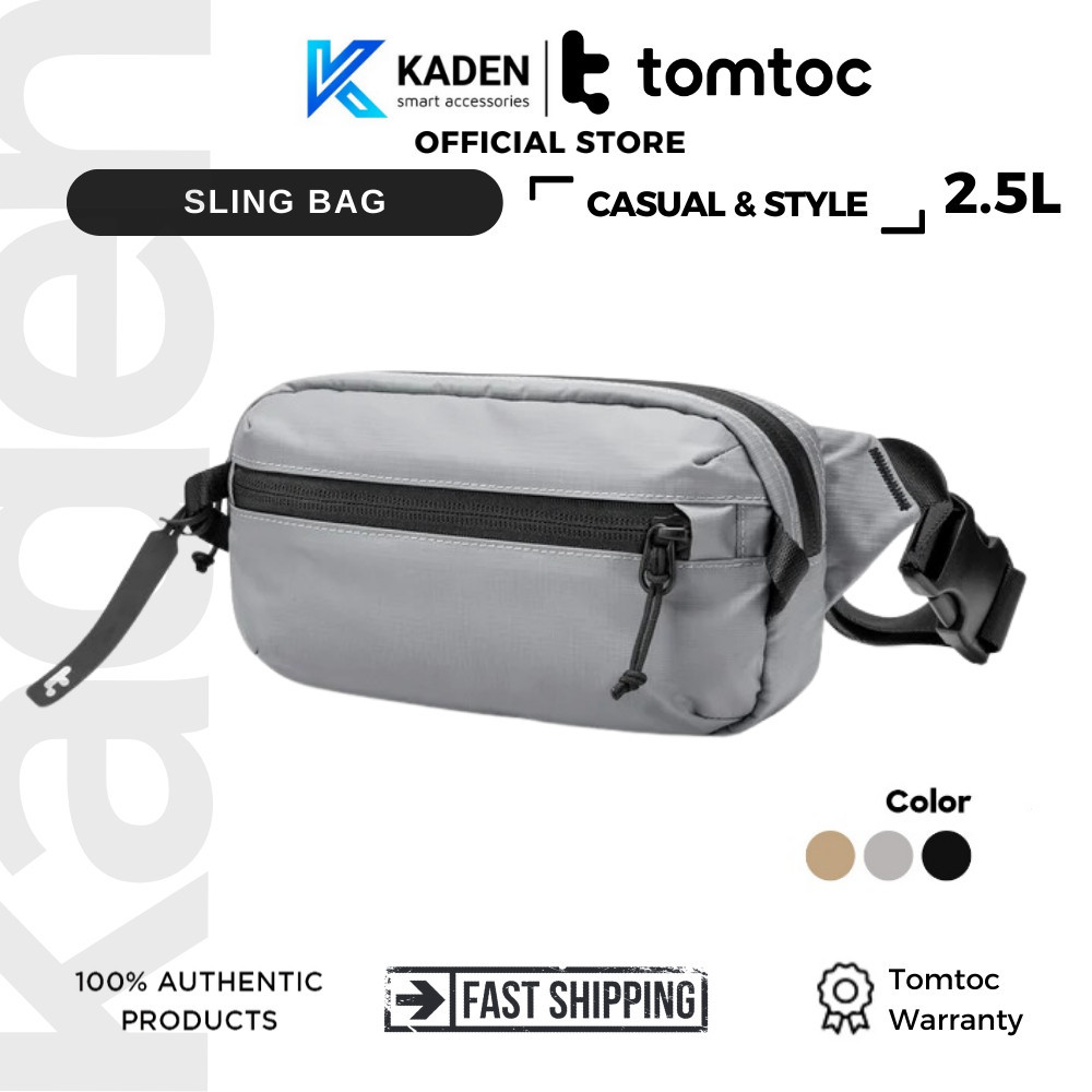 Fashion Tomtoc Cross-body Bag (Usa) Aviator Chest Bag 2.5L T33-ของแท้
