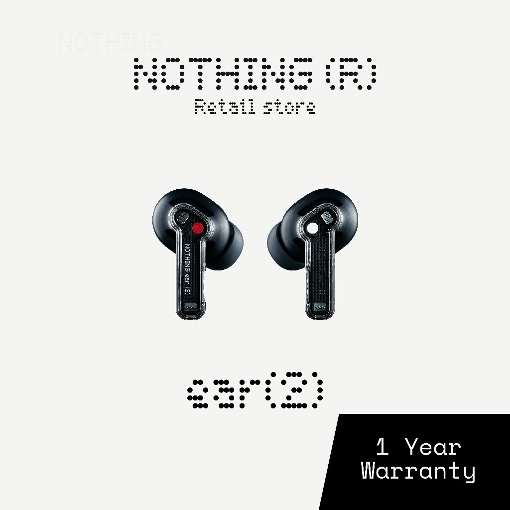 หูฟังบลูทูธแบบ in-ear Nothing ear (2) Black