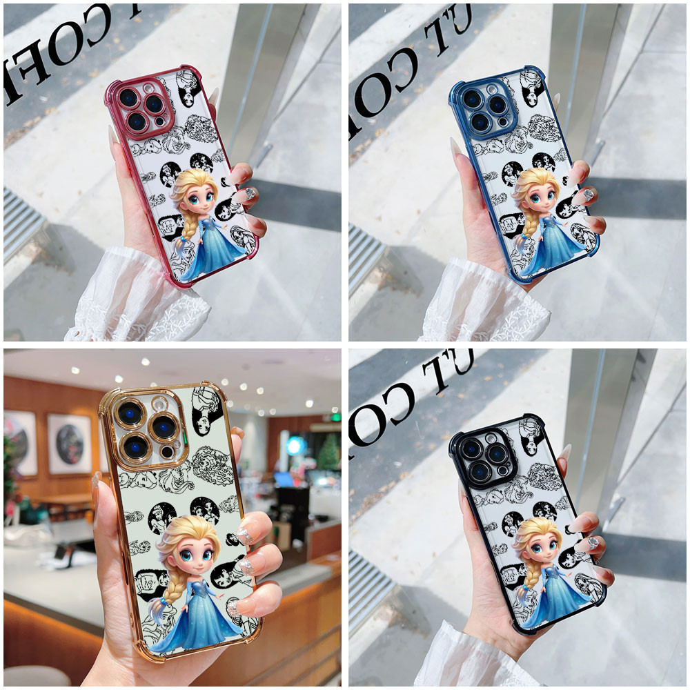Disney Princess Elsa เคสโทรศัพท์สําหรับ OPPO REALME C55 C53 C51 C35 C33 C31 C30 C20 C15 C11 C2 A77 A