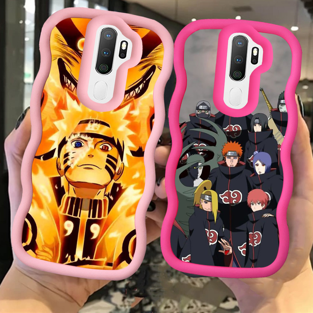 MERAH Z-29 Naruto Red Black Pink Casing สําหรับ OPPO A9 F11 A5 2020