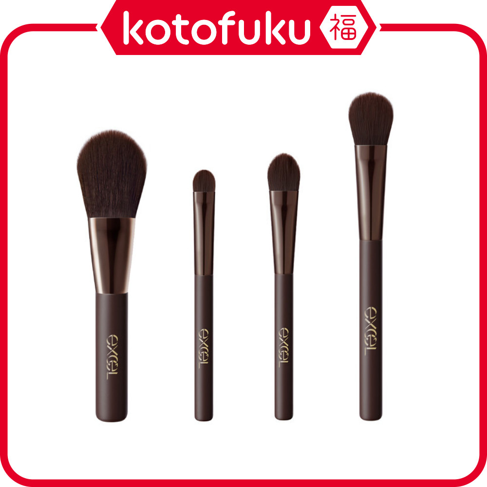 แปรงแต่งหน้า Excel - Cheek & Highlight / Eyeshadow JP
