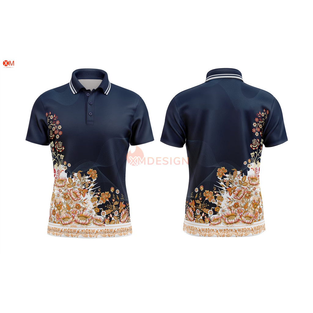 เสื้อโปโล พิมพ์ลาย ทรงผู้ชาย ทรงผู้หญิง(เลือกตราหน่วยงานได้ สาธารณสุข สพฐ อปท มหาดไทย อสม สำนักงานคณะกรรมการการศึกษาพื้นฐาน)CODE192