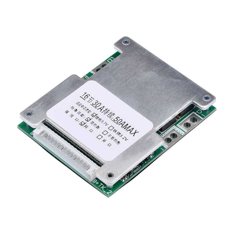 ❤ BMS 16S 60V 50A แบตเตอรี่ลิเธียมชาร์จคณะกรรมการป้องกัน