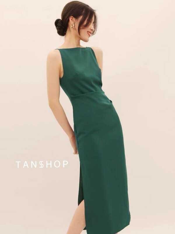 ▣TANSSHOP - CARA LILY DRESS #D1038 เดรสออกงาน