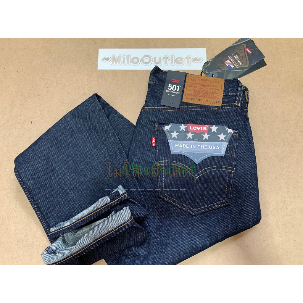 LEVI'S 501 Premium 93 Straight ริมแดงผ้าดิบ Made in USA